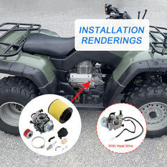 RADHLBNIU carburetor compatible with Honda models enables easier maintenance.