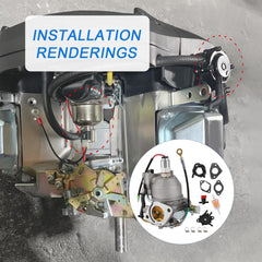 RADHLBNIU clamps and fuel line kit secures connections for a tidy install.