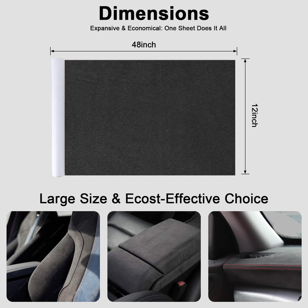 RadiantDecor suede wrap adhesion technology demonstrates strong hold on plastic vehicle surfaces.