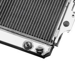 High-quality aluminum welding craftsmanship on the radiator body