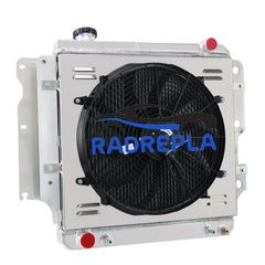 RADREPLA DPI2101 3-row radiator core improving Jeep Wrangler cooling performance
