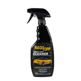 RAGGTOPP Fabric and Vinyl Cleaner bottle for safe stain removal on convertible tops.