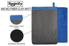 Ragnify two car wash mitt in action during paintwork cleaning.