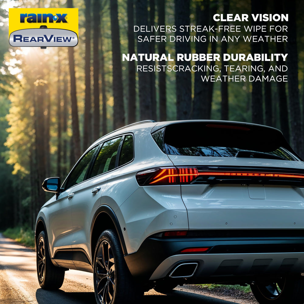 Beam-style design provides streak-free rear wiping across seasons