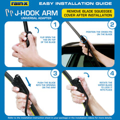 Rain-X Installock adapter system enables quick, secure fit on many wiper arms