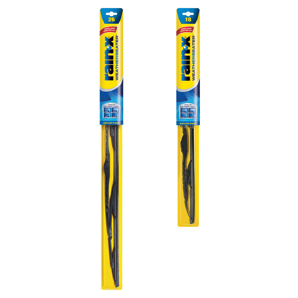 Rain-X WeatherBeater 26-inch blade delivers a crisp wipe for better visibility.