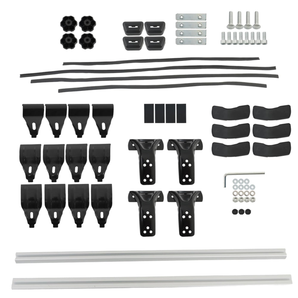 RainMan S naked-roof fit supports universal use on four-door vehicles.