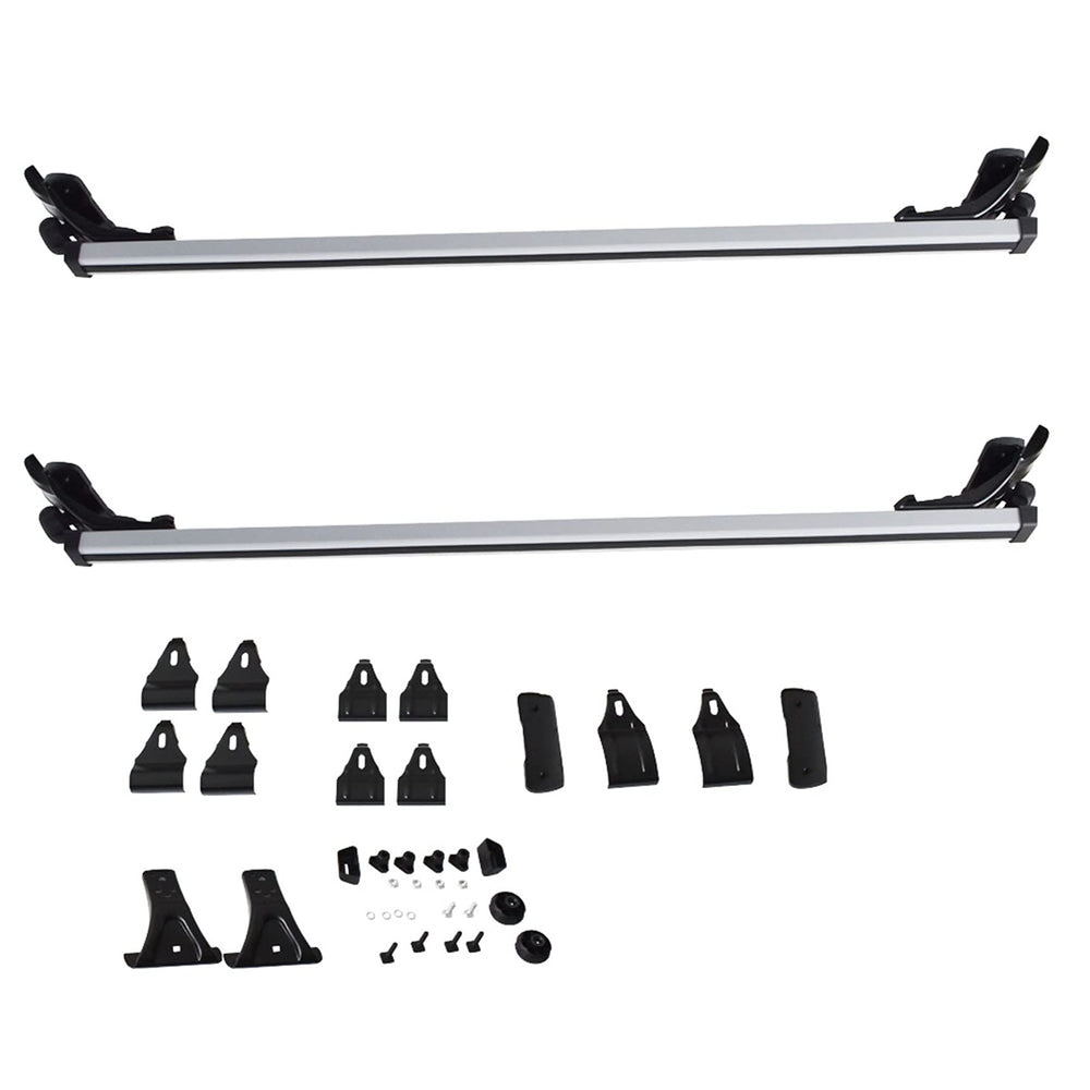 RainMan S universal 48-inch roof cross bar on naked car roof for extra cargo space.