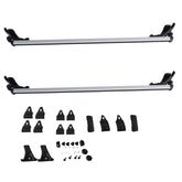 RainMan S universal 48-inch roof cross bar on naked car roof for extra cargo space.