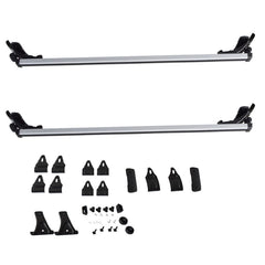 RainMan S universal 48-inch roof cross bar on naked car roof for extra cargo space.