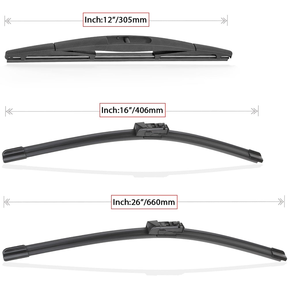 RAINTOK zinc-alloy-base wiper emphasizes stable contact on the windshield.