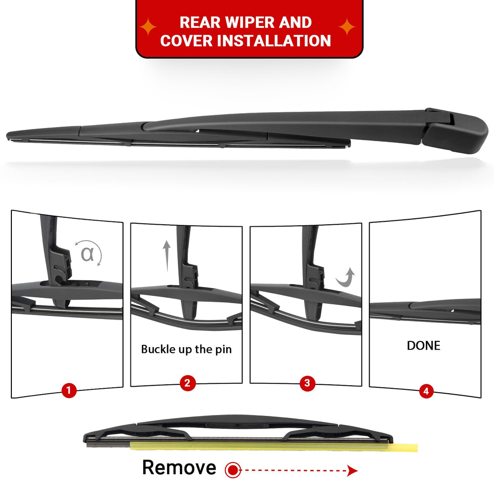 RAINTOK installation uses OE-like interface for quick, tool-free replacement.