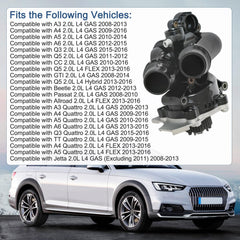 RALBDX compatible vehicles chart illustration; helps confirm fit for Audi and VW models.