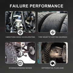 RALBDX rear differential assembly inside packaging, brand label visible showcasing ready-to-install reliability.