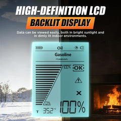 RALBIL Engine Oil Tester’s 2.8-inch LCD shines in bright sun or dim rooms.