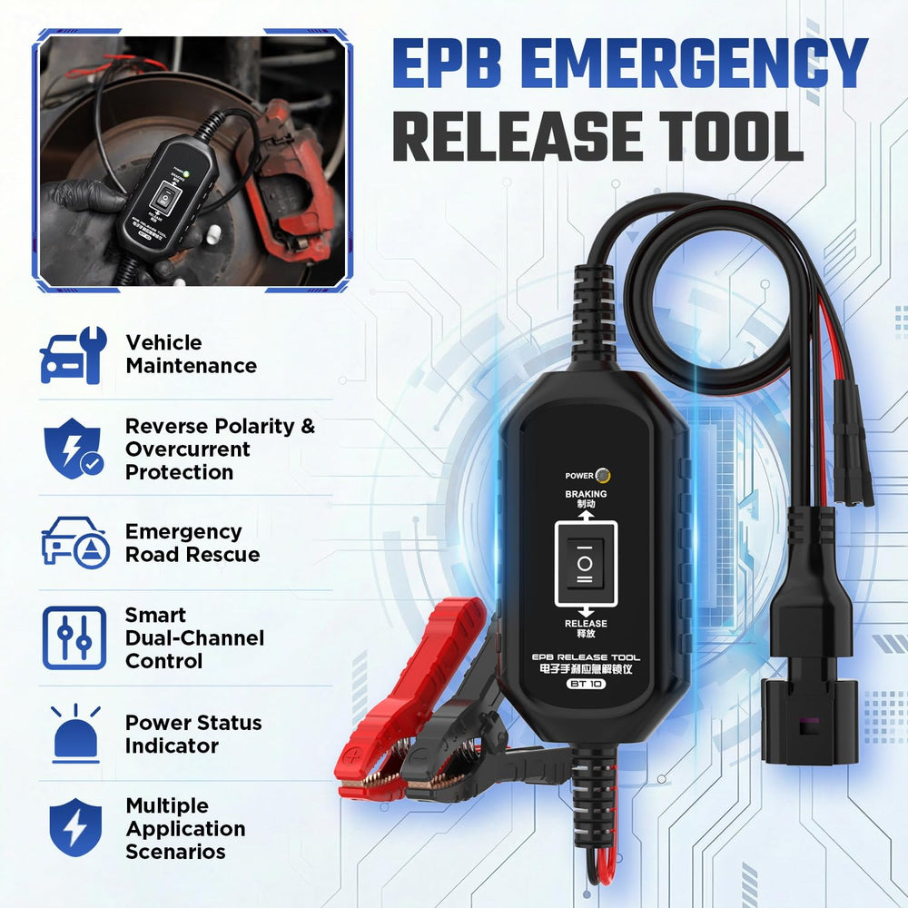 RALBIL EPB emergency release tool side view highlighting portable form