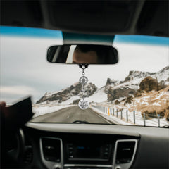 Ralukiia cross car charm styling enhances thoughtful gift for travelers
