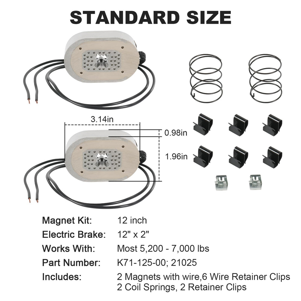 RALZAOTO retainer clips securing components for steady braking performance