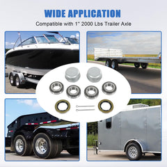 RALZAOTO axle installation demo image shows straightforward fitting on a trailer.