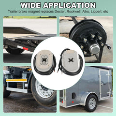 Label confirms 12x2-inch compatibility for versatile trailer fits