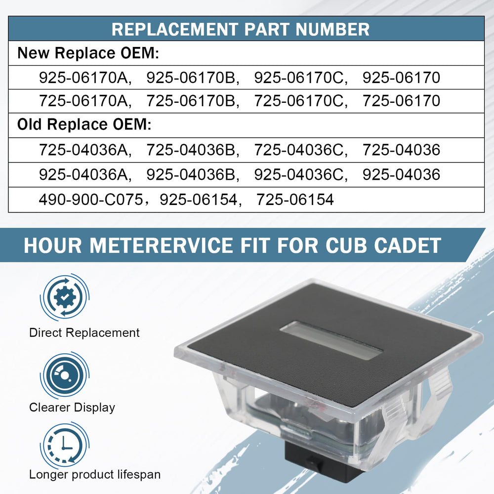RALZAOTO Cub Cadet CC760ES installation compatibility ensures reliable operation.