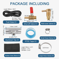 RALZAOTO kit shown with simple installation steps.