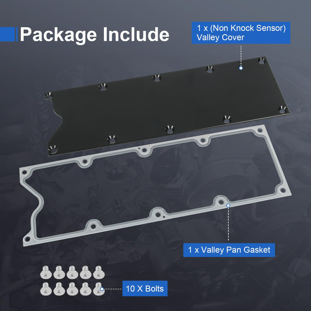 RALZAOTO valley pan cover in black finish for a rugged engine bay look