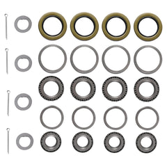 RALZAOTO trailer axle kit components ready for tandem axles upgrade.