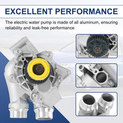 RALZAOTO aluminum water pump for VW Tiguan 2.0T supports long-lasting cooling.