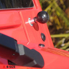RAM MOUNTS 1 inch rubber ball highlights vibration damping for devices