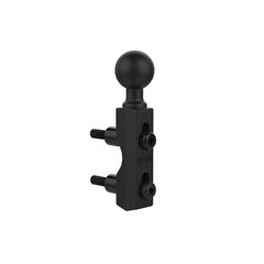 RAM MOUNTS motorcycle brake reservoir base securely attaches to handlebars for stable device mounting.