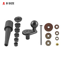 RAM MOUNTS fork stem base fits 12mm–38mm stems for secure center mounting