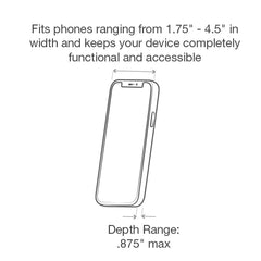 RAM MOUNTS spring-loaded X design enables quick phone access