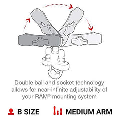 RAM MOUNTS stainless steel fasteners resist corrosion in harsh environments