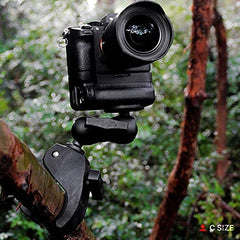 RAM MOUNTS Tough-Claw base mounted on aircraft yoke for secure placement.