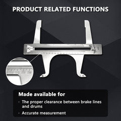 RAMATA tool in use on a drum brake for easier adjustment
