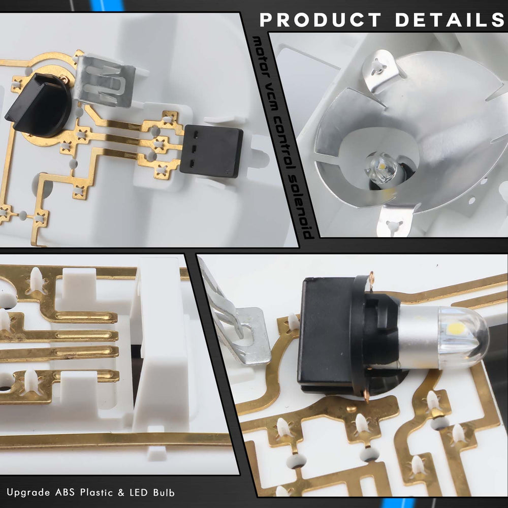 RANHAOYUYUL ABS plastic housing adds durability and impact resistance.