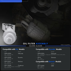 RANHAOYUYUL aluminum top shell of the oil filter kit