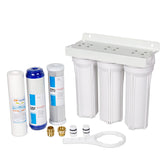 RANSOTO external RV filter system with bracket mount for reliable on-road water
