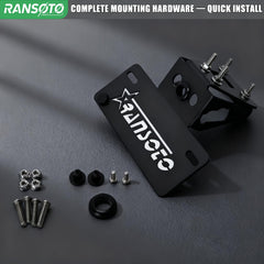 RANSOTO Fender Eliminator bracket for Ninja 250 with quick bolt-on fit.