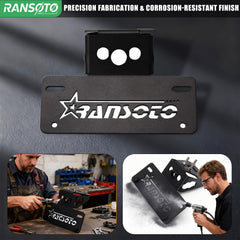 RANSOTO Fender Eliminator tail tidy for Ninja 250 showcases compact rear.
