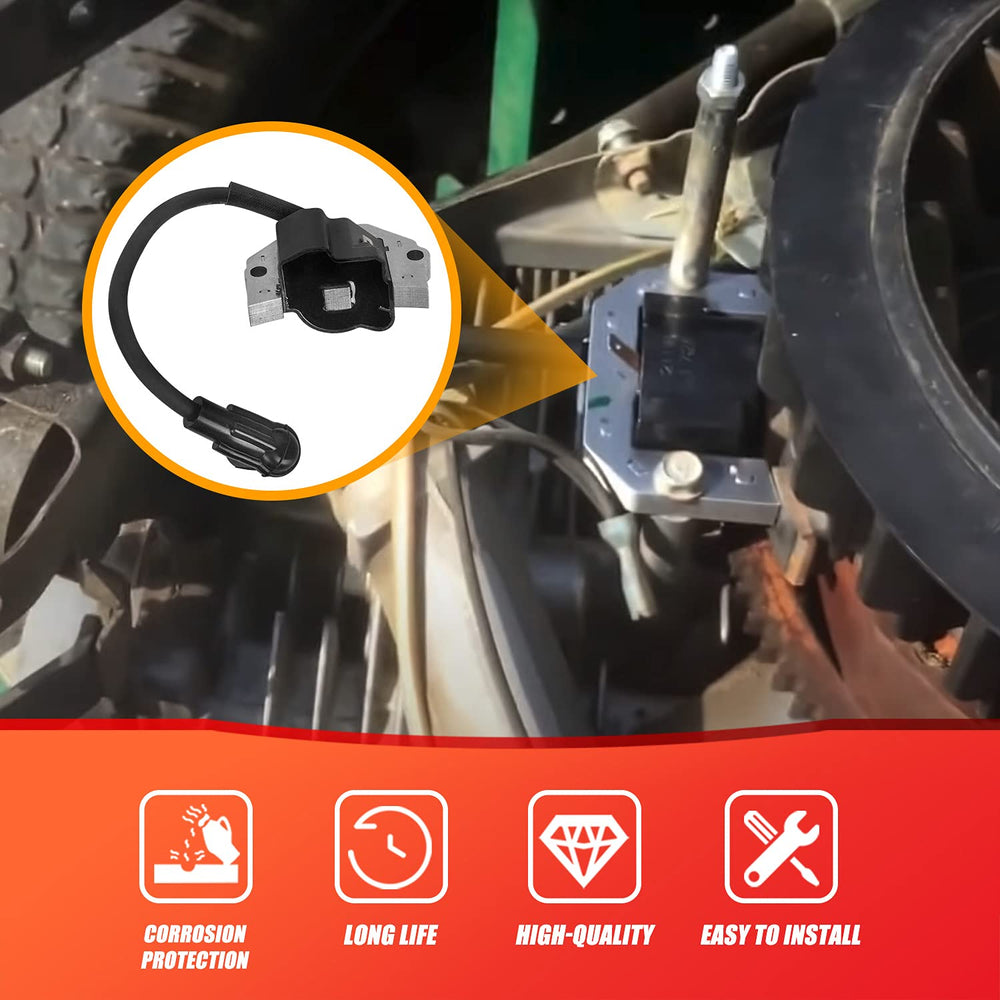 RANSOTO warranty-backed ignition coil for Kawasaki engines.