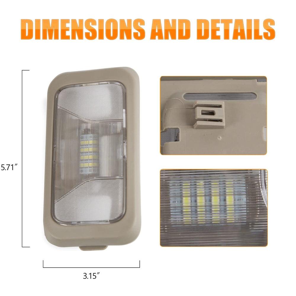 RANSOTO LED dome light replacement for part numbers 15126553, 15191866, 15114473.