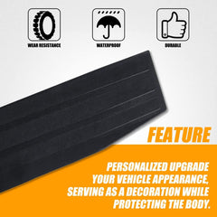 Matte black RANSOTO trim complements F-150 styling and guards surfaces