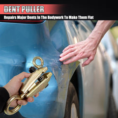 RANSOTO self-tightening serrated jaws grip securely during heavy collision repairs.