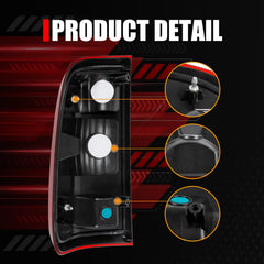 RANSOTO tail light front view highlights weatherproof sealed design.