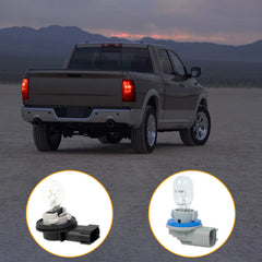Detail of RANSOTO tail light lens highlighting anti-yellowing polycarbonate material