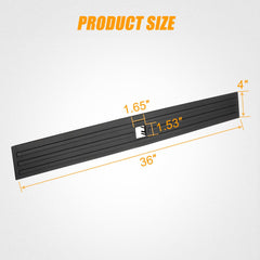 RANSOTO tailgate-step cap installed on Ford F-150, durable ABS construction for daily use.