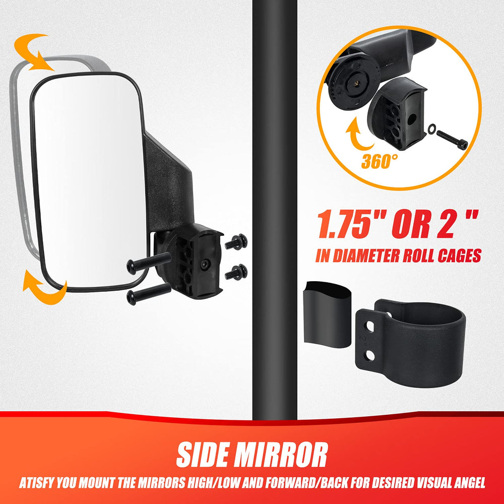 RANSOTO rugged ABS housing with tempered glass for durability.