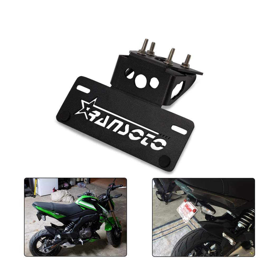 RANSOTO Z125 fender eliminator front view for a cleaner rear